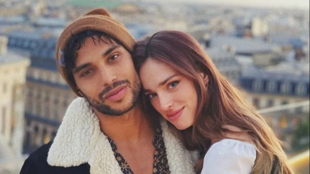 Nassim Lyes and Kristel Van de Kamp