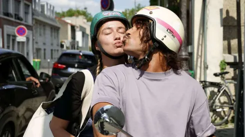 Zoé Marchal and Nassim Lyes in "All-Time High".