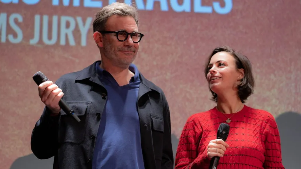 Bérénice Bejo and Michel Hazanavicius in the 30th edition of Gérardmer. (Source: @FestGerardmer)