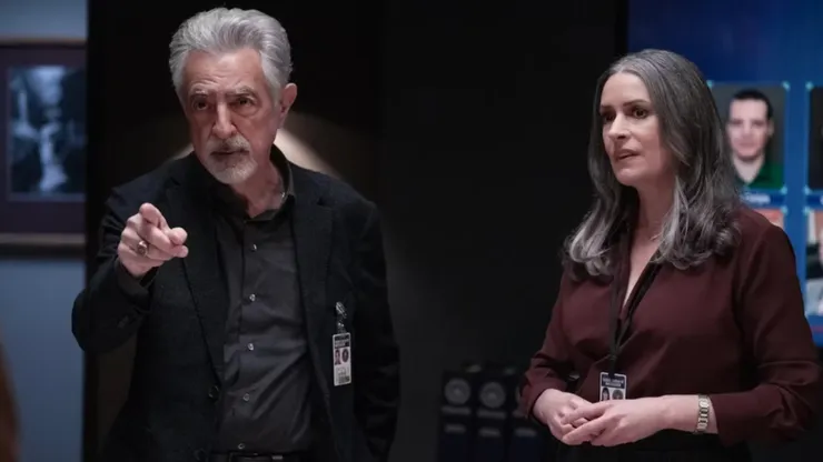 Joe Mantegna and Paget Brewster in "Criminal Minds: Evolution".