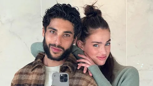 Nassim Lyes and Kristel Kamp. (Source: @nassimlyes)