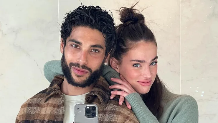 Nassim Lyes and Kristel Kamp. (Source: @nassimlyes)