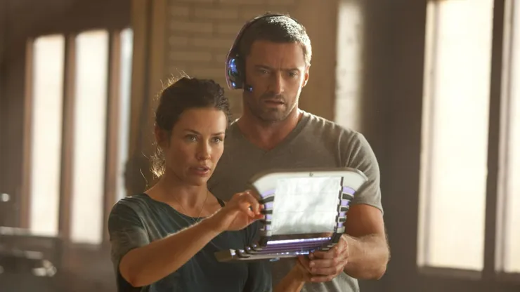 Hugh Jackman and Evangeline Lilly
