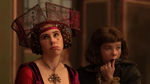 Zosia Mamet and Saoirse-Monica Jackson in "The Decameron".
