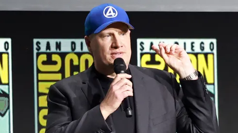 Kevin Feige, President, Marvel Studios speaks onstage at the Marvel Studios Panel during 2024 Comic-Con International at San Diego Convention Center on July 27, 2024 in San Diego, California.