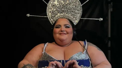 DJ Barbara Butch at the opening of the 2024 Olympic Games.