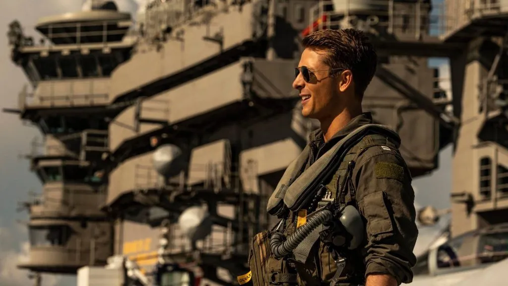 Glen Powell in Top Gun: Maverick. (Source: IMDb)