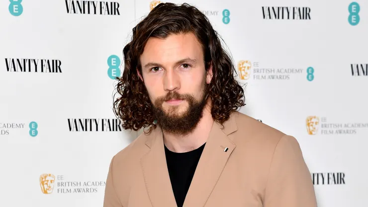 Leo Suter attends the Vanity Fair EE Rising Star Party at 180 The Strand on March 01, 2022.