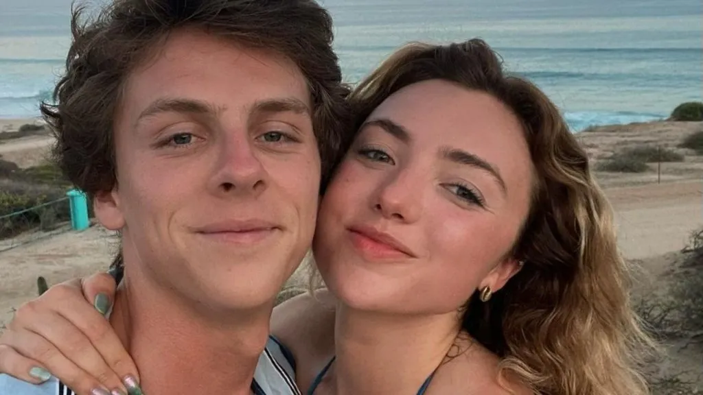 Jacob Bertrand and Peyton List in 2022. (Source: @peytonlist)