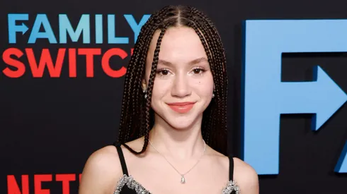 Chloe Coleman attends the premiere of Netflix's "Family Switch" at AMC The Grove 14 on November 29, 2023 in Los Angeles, California.