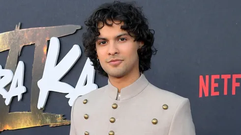 Xolo Maridueña attends Cobra Kai Season 6 Part 1 - Special Fan Event at Autry Museum at Griffith Park on July 17, 2024.