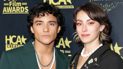 Brandon Perea and BKLYNN attend the Hollywood Critics Association's 2023 HCA Film Awards at Beverly Wilshire, A Four Seasons Hotel on February 24, 2023 in Beverly Hills, California.