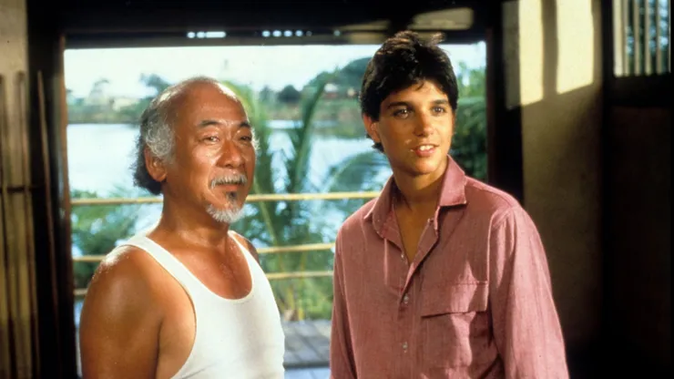 Ralph Maccio and Pat Morita