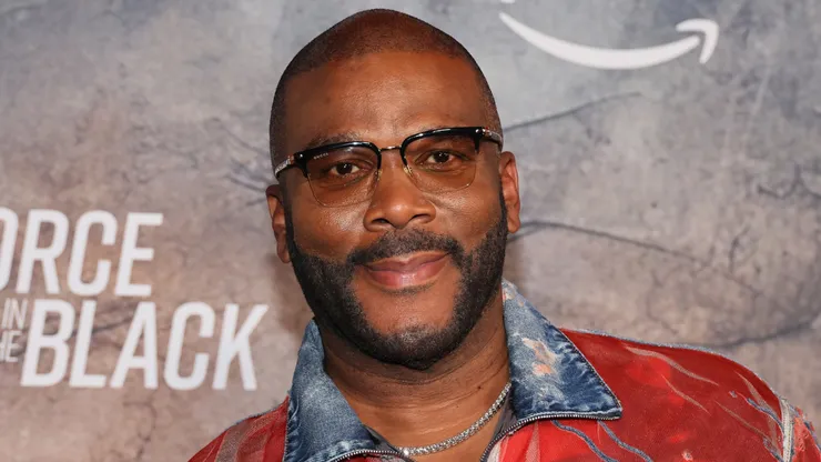 Tyler Perry attends Tyler Perry's "Divorce In The Black" New York Premiere at Regal Times Square on July 08, 2024 in New York City.