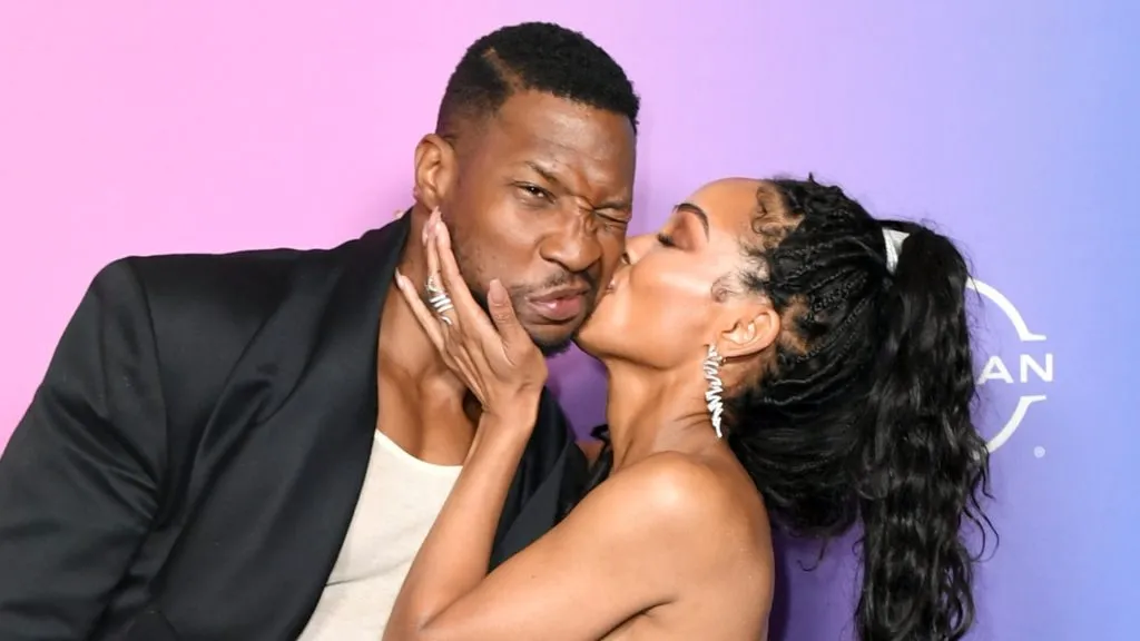 Jonathan Majors and Meagan Good