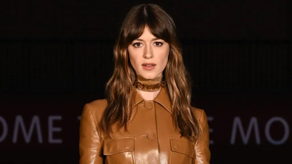 Daisy Edgar-Jones arrives at the Gucci Cruise 2025 Fashion Show at Tate Modern on May 13, 2024. (Source: Jeff Spicer/Getty Images for Gucci)