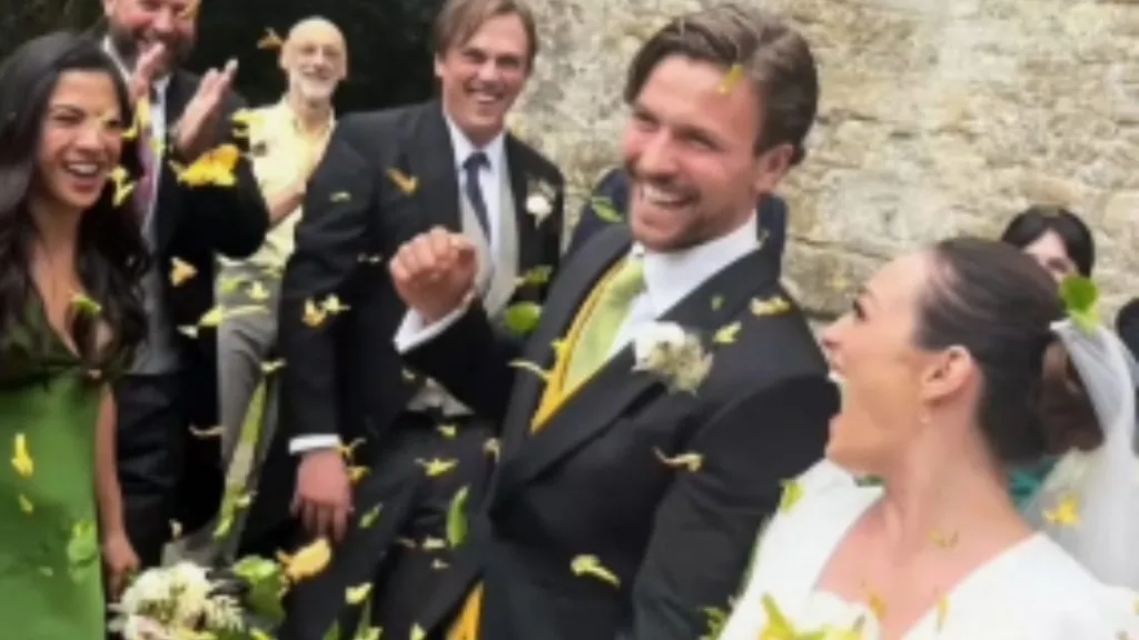 Haylee Roderick and Leo Suter’s wedding. (Source: @leo.suter)