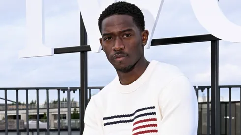 Damson Idris attends an exclusive event by IWC Schaffhausen as they celebrate ten years of partnership with Lewis Hamilton.