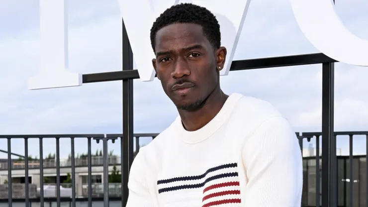Damson Idris attends an exclusive event by IWC Schaffhausen as they celebrate ten years of partnership with Lewis Hamilton.