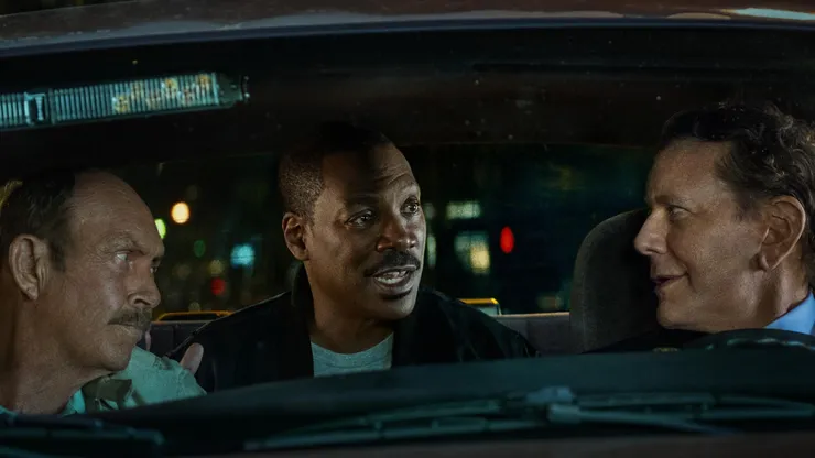 Eddie Murphy, Judge Reinhold and John Ashton in "Beverly Hills Cop: Axel F".
