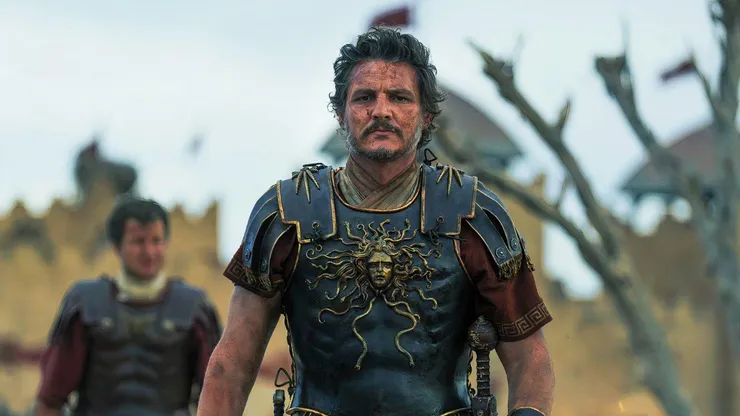 Pedro Pascal in Gladiator 2.