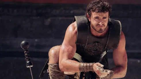 Paul Mescal in Gladiator 2.