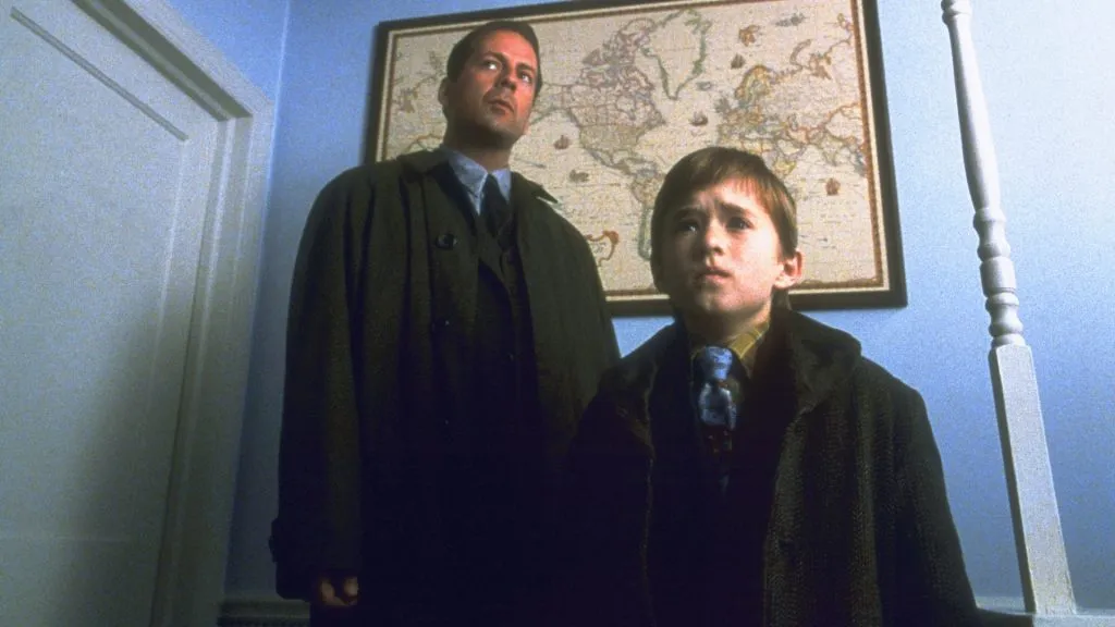 Haley Joel Osment and Bruce Willis