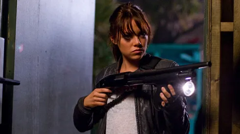 Emma Stone in Zombieland.