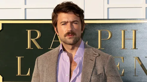 Brandon Sklenar attends the Ralph Lauren fashion show during New York Fashion Week September 2024 at Khalily Stables on September 05, 2024.