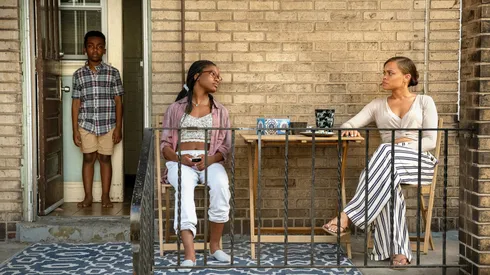 Anthony B. Jenkins, Andra Day and Demi Singleton in The Deliverence.