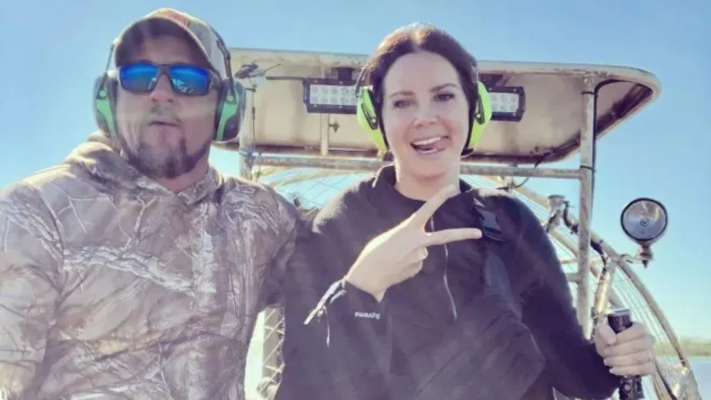 Jeremy Dufrene and Lana del Rey in 2019. (Source: @honeymoon)