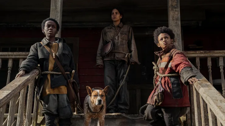 Halle Berry, Anthony B. Jenkins and Percy Daggs IV in Never Let Go.