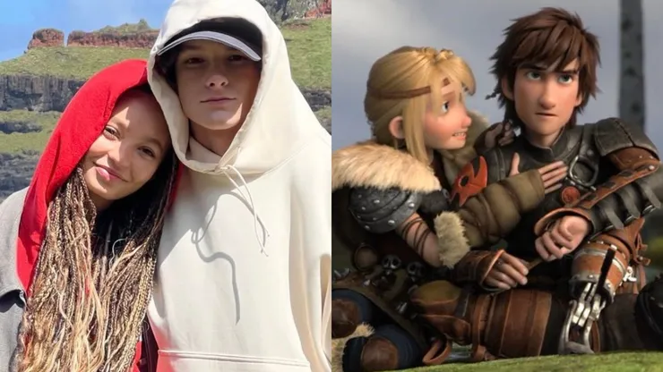 Nico Parker and Mason Thames — How to Train Your Dragon.