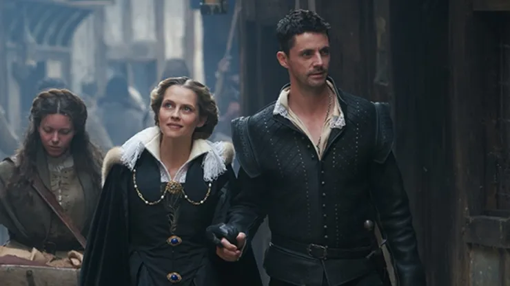 Matthew Goode and Teresa Palmer in A Discovery of Witches.
