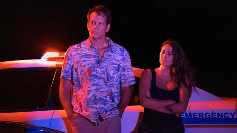 Vince Vaughn and Natalie Martinez in Bad Monkey.