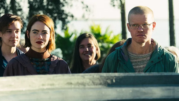 Jesse Plemons and Emma Stone in Kinds of Kindness.