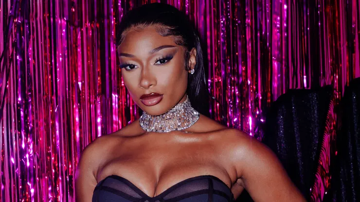Megan Thee Stallion attends the 2023 MTV Video Music Awards at Prudential Center.