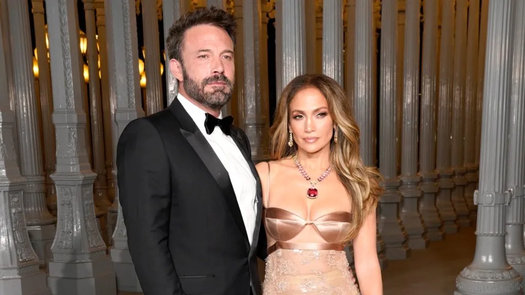 Ben Affleck and Jennifer Lopez attend the 2023 LACMA Art+Film Gala, Presented By Gucci. (Source: Presley Ann/Getty Images for LACMA)