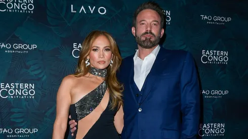 Jennifer Lopez and Ben Affleck attend the 2023 Eastern Congo Initiative Poker and Blackjack Tournament hosted by TAO Group Hospitality.