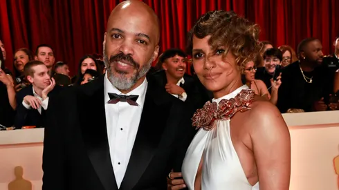 Van Hunt and Halle Berry attend the 95th Annual Academy Awards on March 12, 2023.