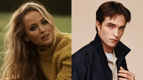 Jennifer Lawrence — Robert Pattinson for Dior in 2024.