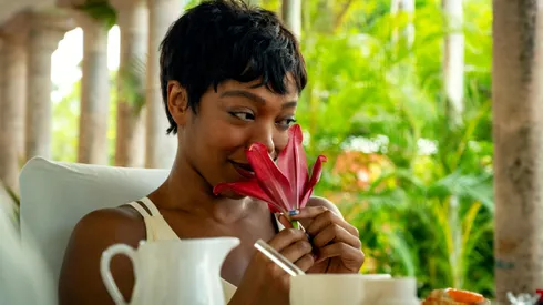 Naomi Ackie in Blink Twice.