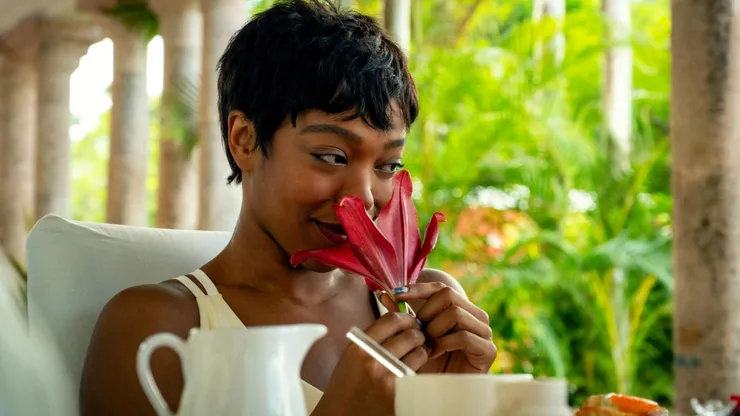 Naomi Ackie in Blink Twice.