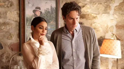 Zach Braff and Vanessa Hudgens in "French Girl"