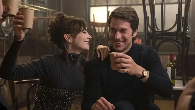 Lily Collins and Lucas Bravo in 'Emily in Paris' Season 4