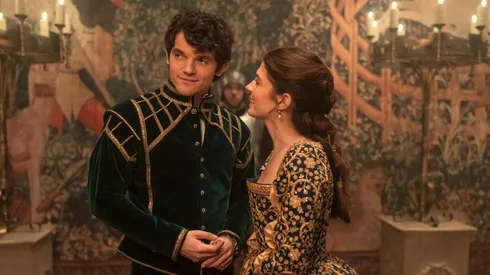 Emily Bader and Edward Bluemel in My Lady Jane.