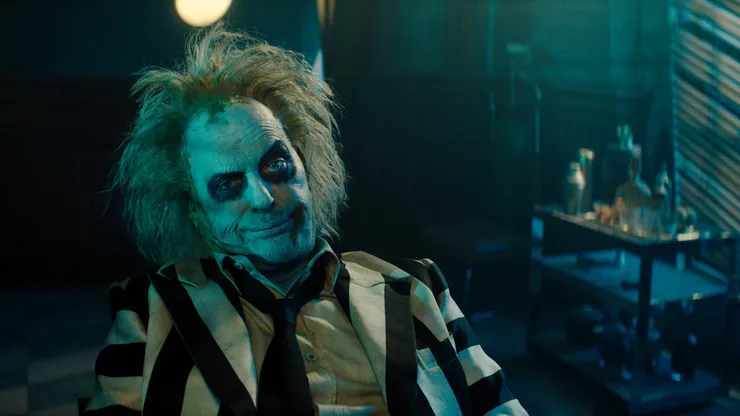 Michael Keaton in Beetlejuice Beetlejuice.