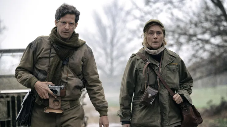Andy Samberg and Kate Winslet in 'Lee'