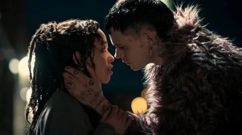 Bill Skarsgård and FKA twigs in The Crow.