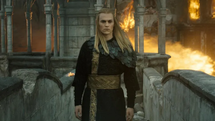 Charlie Vickers in The Lord of the Rings: The Rings of Power, Season 2.